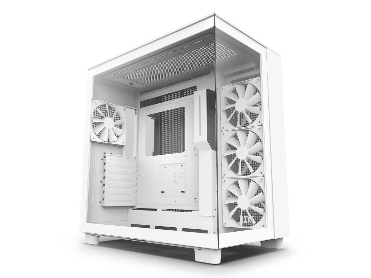 PCケース(自作PC用) NZXT H9 Flow [White] CM-H91FW-01 NZXT H9 Flow (2023) ATX Mid Tower Case (CM-H91FW-01