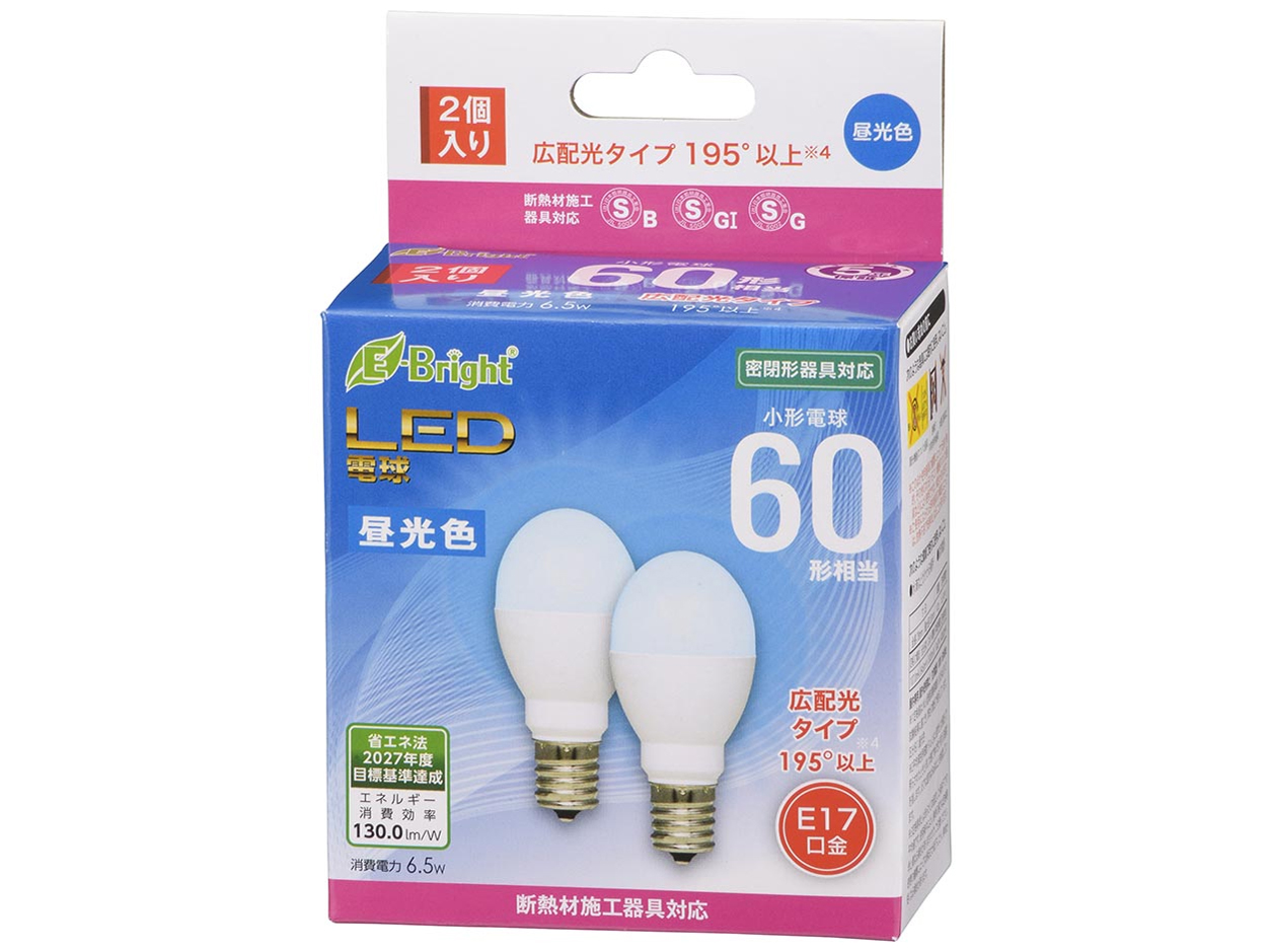 E-Bright LDA7D-G-E17 IH23 2P [�����F] �̐��i�摜