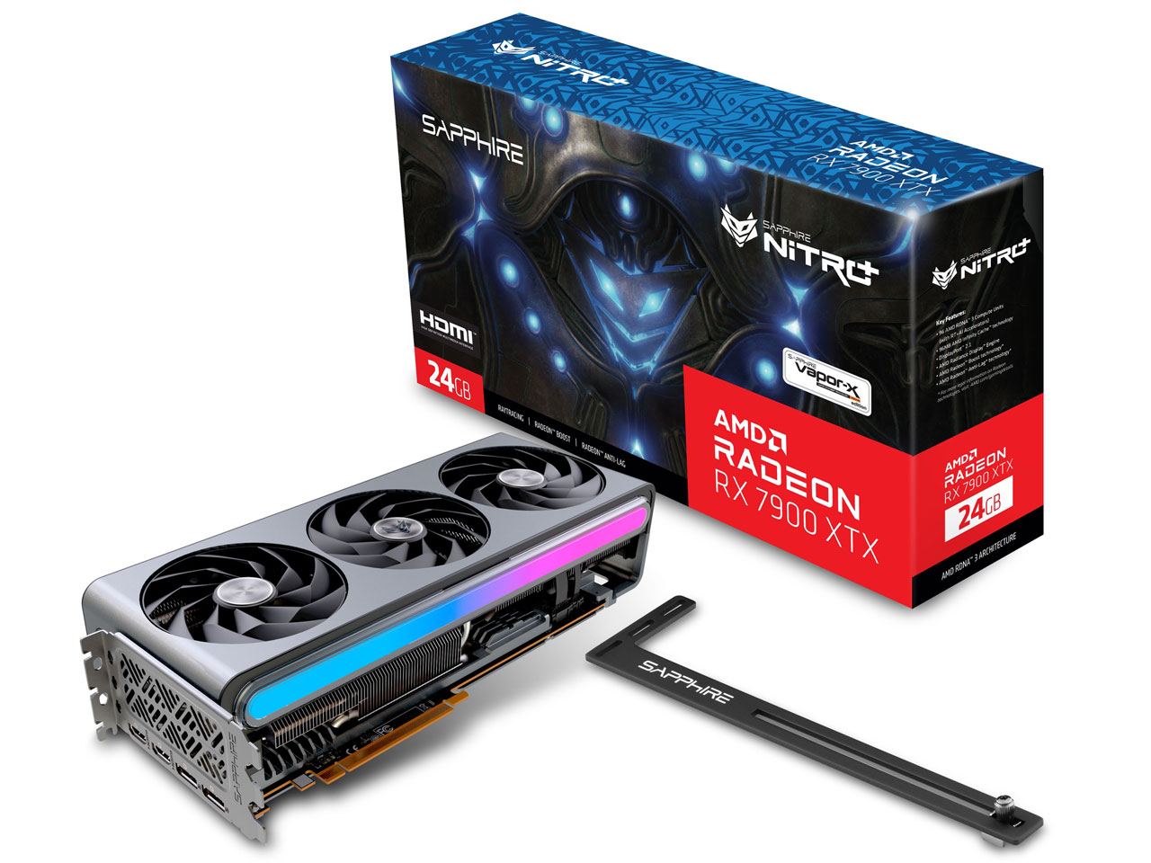 SAPPHIRE NITRO+ Radeon RX 7900 XTX GAMING OC VAPOR-X 24GB GDDR6 [PCIExp 24GB]
