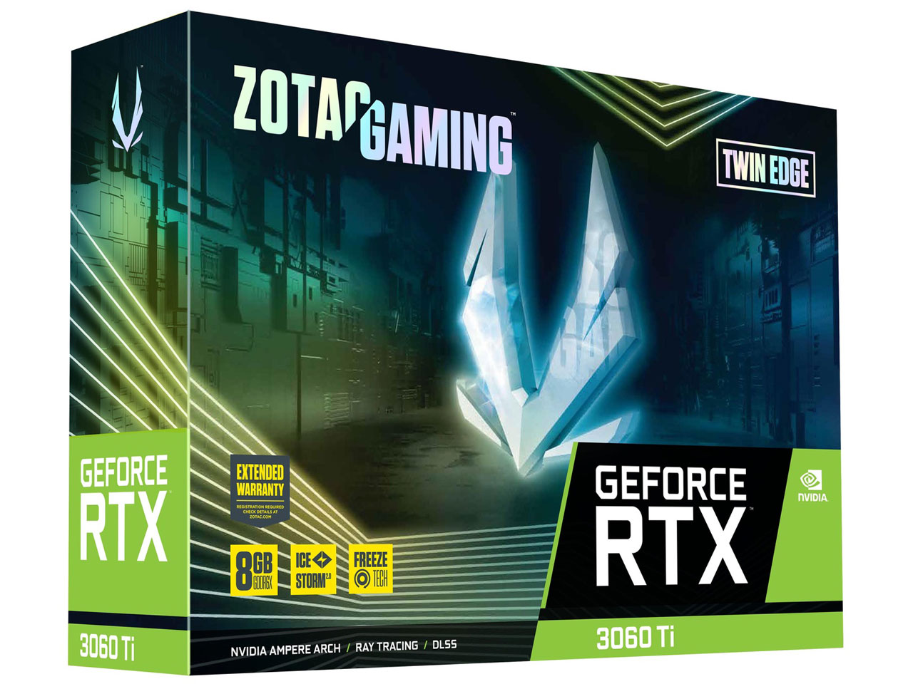ZOTAC GAMING GeForce RTX 3060 Ti GDDR6X Twin Edge ZT-A30620E-10P [PCIExp 8GB]
