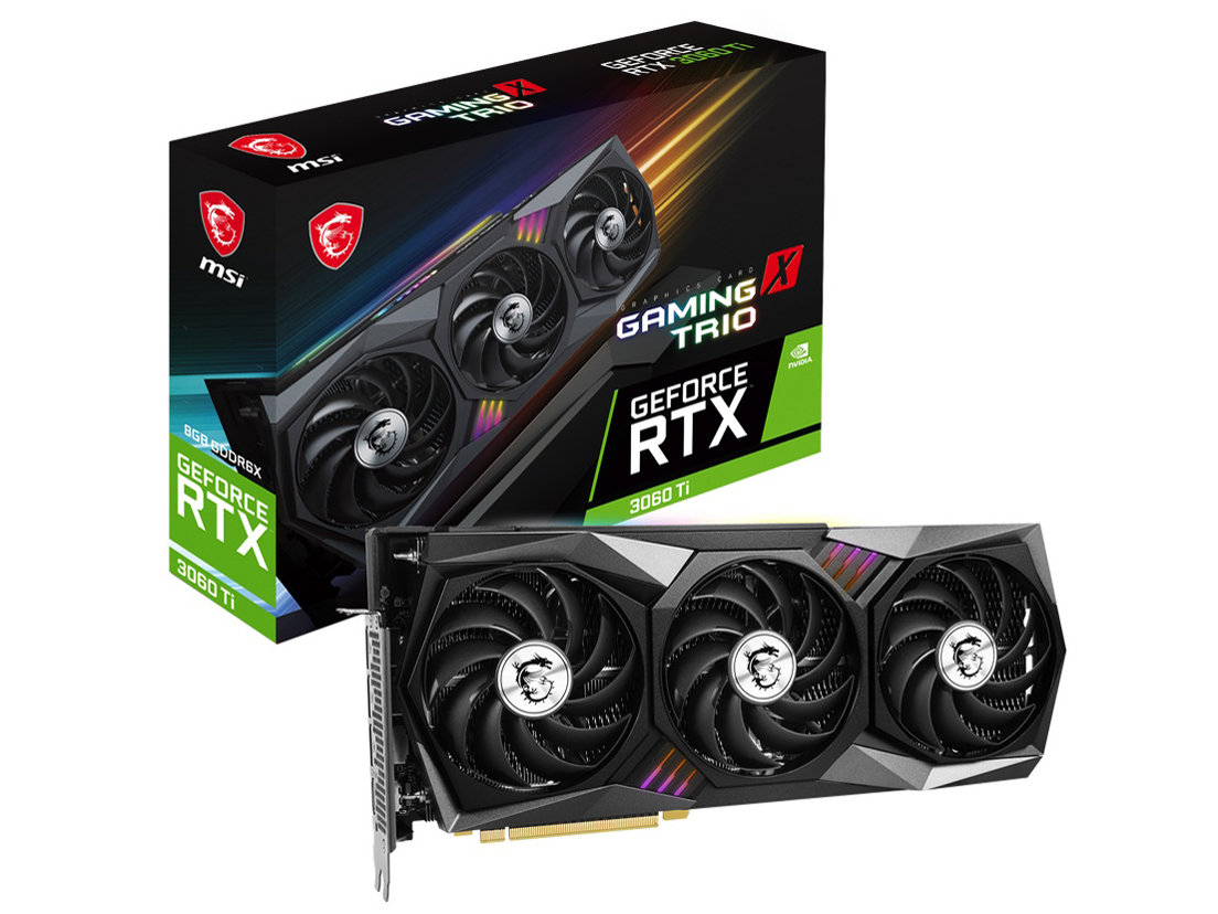 GeForce RTX 3060 Ti GAMING X TRIO 8GD6X [PCIExp 8GB] �̐��i�摜