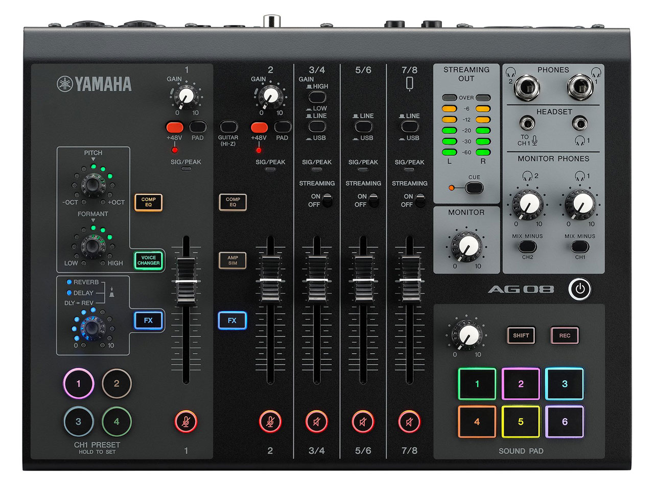 USBオーディオインターフェース ヤマハ(YAMAHA)のミキサー 比較