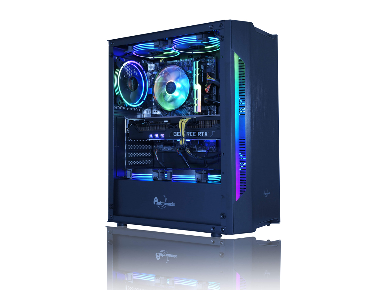 ASTROMEDA SCUTUM Core i5 12400F/RTX 3060Ti/16GB������/�V���O���t�@�����f�� �̐��i�摜