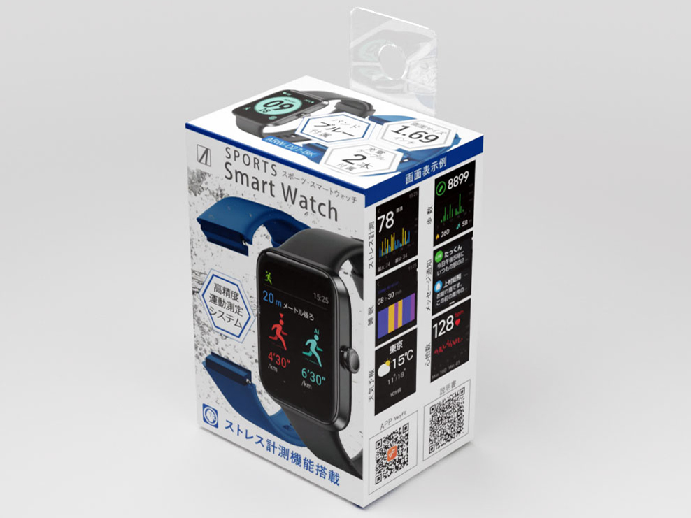 SPORT Smart Watch ARW-D27JP-BK [BLACK]