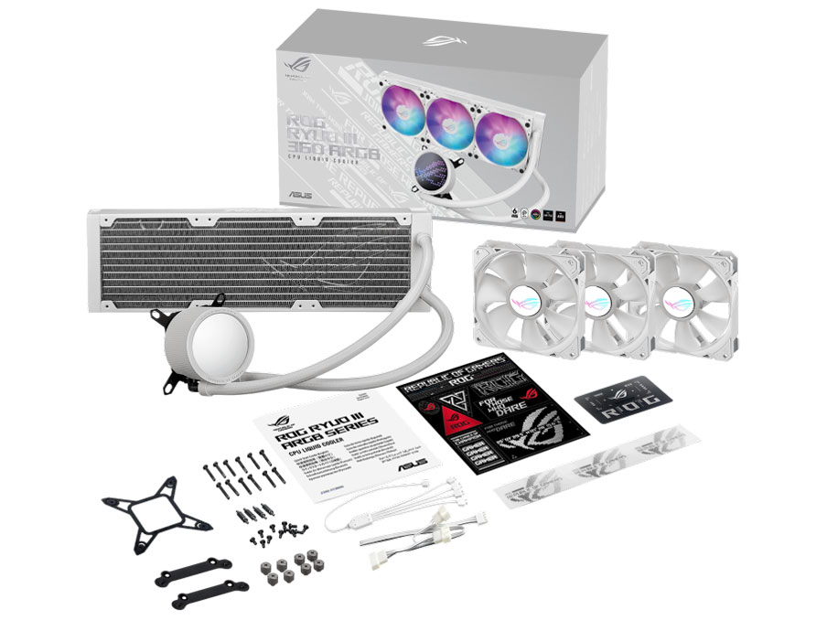 ROG RYUO III 360 ARGB WHITE EDITION [�z���C�g]