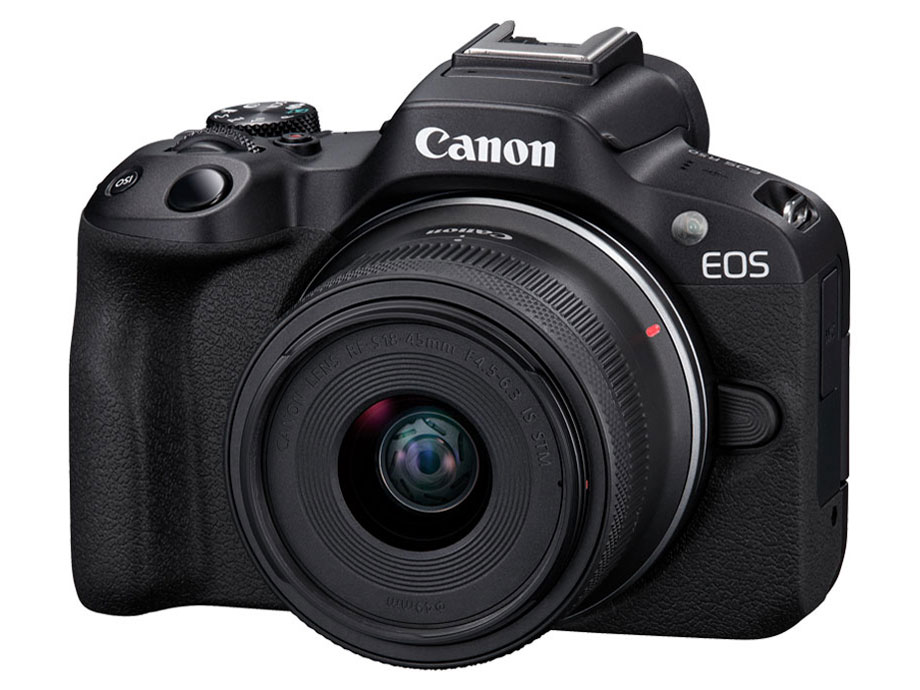 EOS R50 RF-S18-45 IS STM YLbg [ubN] ̐i摜
