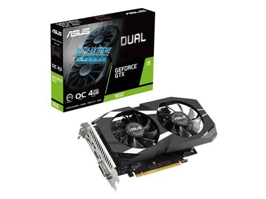 DUAL-GTX1650-O4GD6-P-V2 (GeForce GTX 1650 4GB) [PCIExp 4GB] �h�X�p�����胂�f�� �̐��i�摜