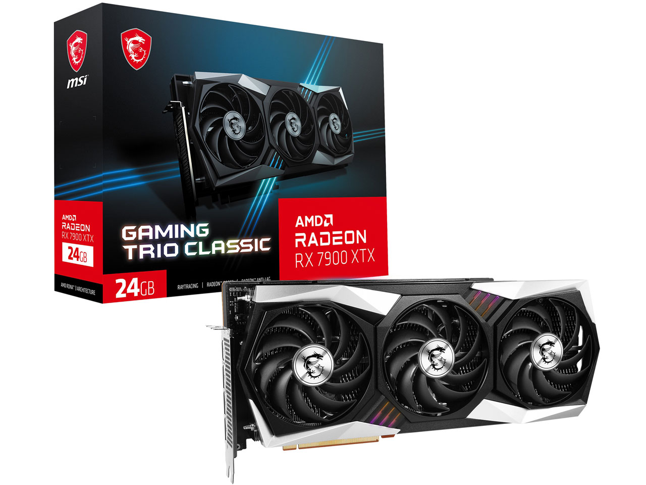 Radeon RX 7900 XTX GAMING TRIO CLASSIC 24G [PCIExp 24GB] �̐��i�摜