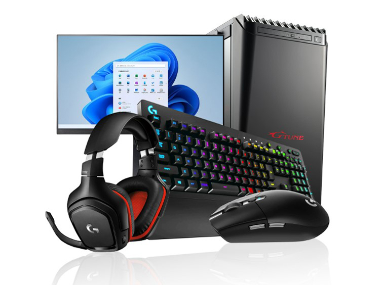 G-Tune HN-Z-AL-WA Core i7 12700F/RTX 3070/16GB������/500GB NVMe SSD���� ���j�^�[�Z�b�g���f�� #2302HN-Z690W11-AL-WA �̐��i�摜