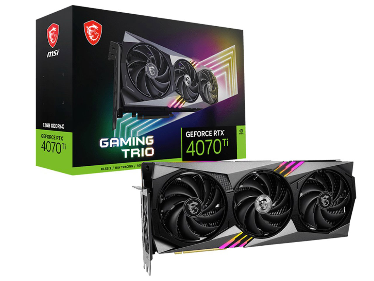 GeForce RTX 4070 Ti GAMING TRIO 12G [PCIExp 12GB] �̐��i�摜
