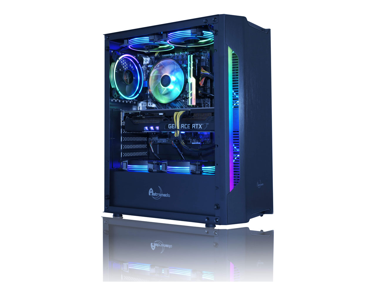ASTROMEDA SCUTUM Ryzen 7 5700X/RTX 3060/16GB������/�V���O���t�@�����f�� �̐��i�摜