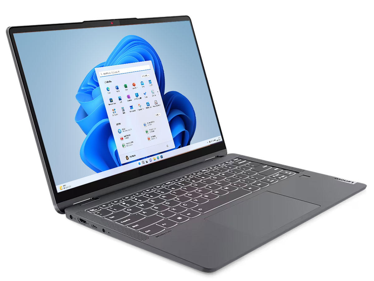 IdeaPad Flex 570 AMD Ryzen 7 5700U�E16GB�������[�E512GB SSD�E14�^WUXGA�t������ �I�t�B�X�t�� 82R900CQJP [�X�g�[���O���[]
