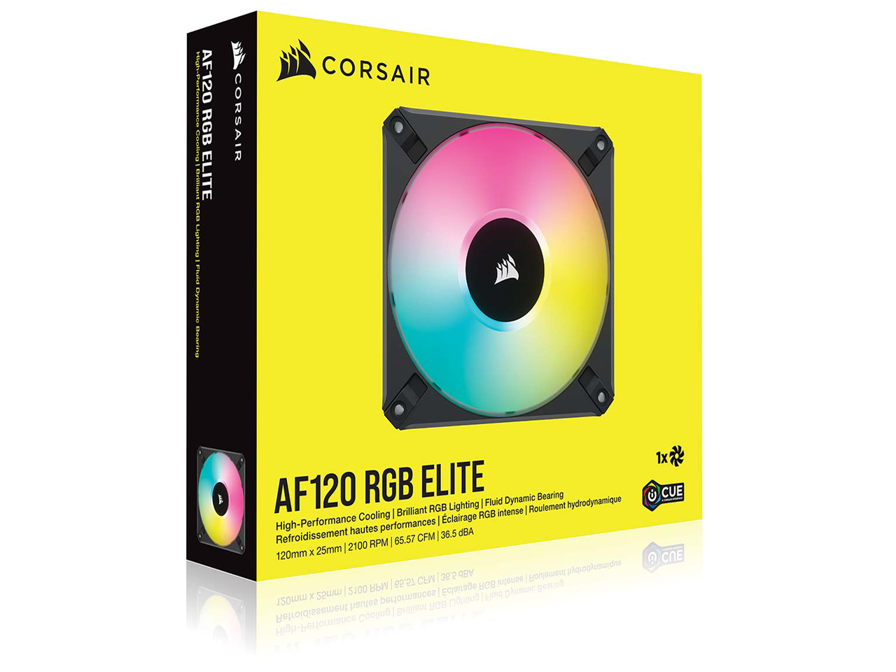 iCUE AF120 RGB ELITE Single Pack CO-9050153-WW [�u���b�N]