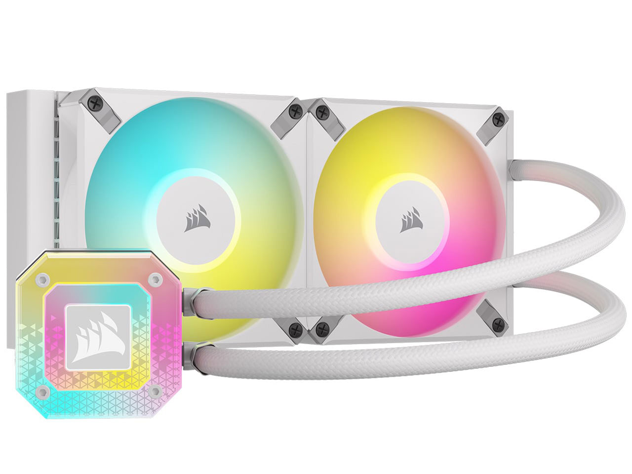 iCUE H100i ELITE CAPELLIX XT WHITE CW-9060072-WW [�z���C�g] �̐��i�摜