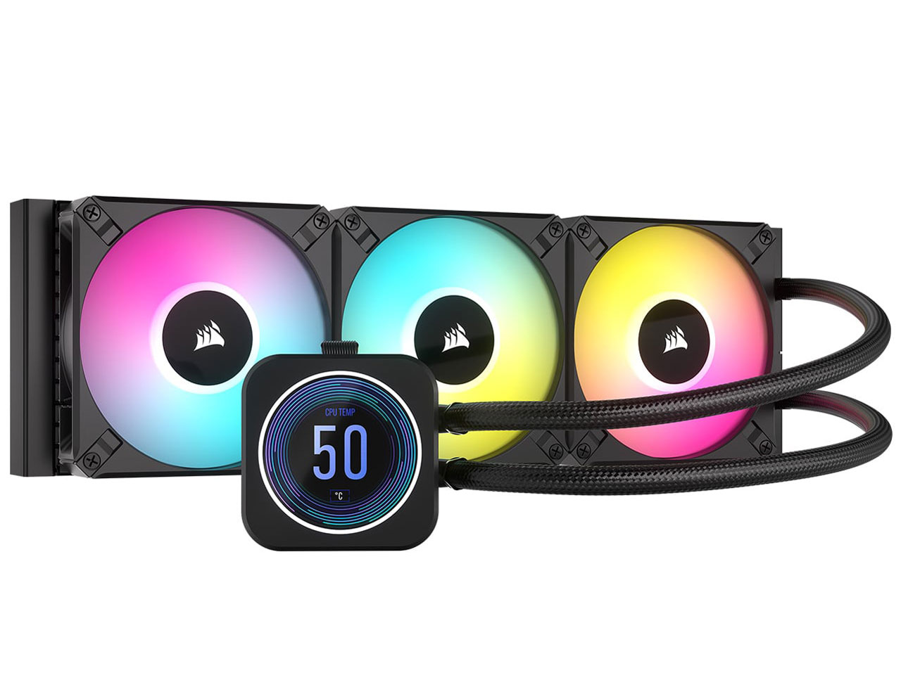 iCUE H150i ELITE LCD XT CW-9060075-WW [�u���b�N] �̐��i�摜