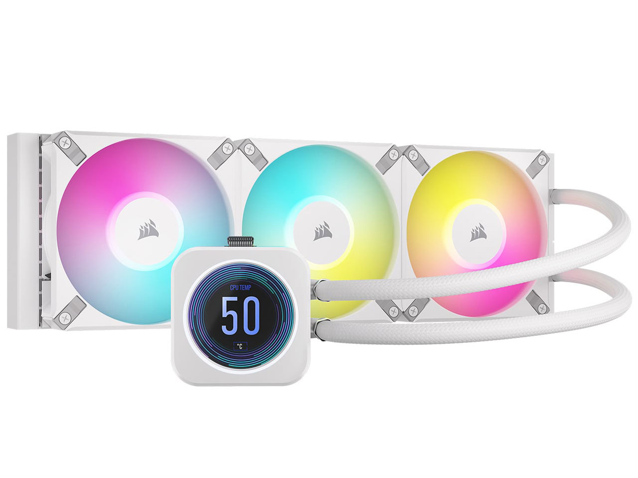 iCUE H150i ELITE LCD XT WHITE CW-9060077-WW [�z���C�g] �̐��i�摜