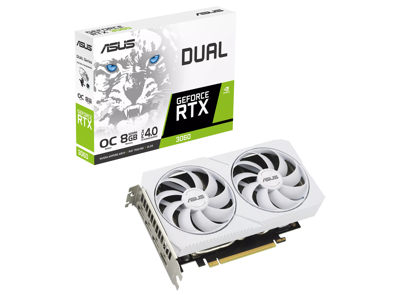 DUAL-RTX3060-O8G-WHITE [PCIExp 8GB] �̐��i�摜