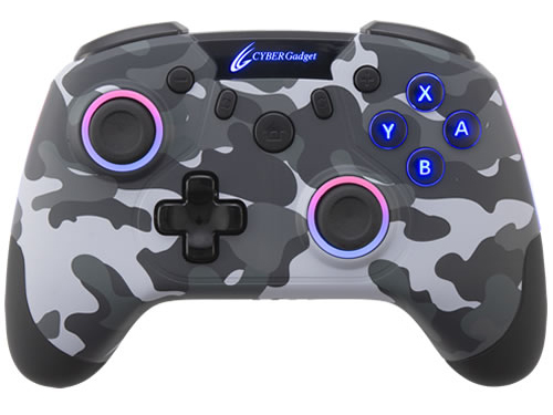 CYBER�E�Q�[�~���O�R���g���[���[ HG �����^�C�v(SWITCH�p) CY-NSOGCWL-CG [�J���t���[�W���O���[] �̐��i�摜