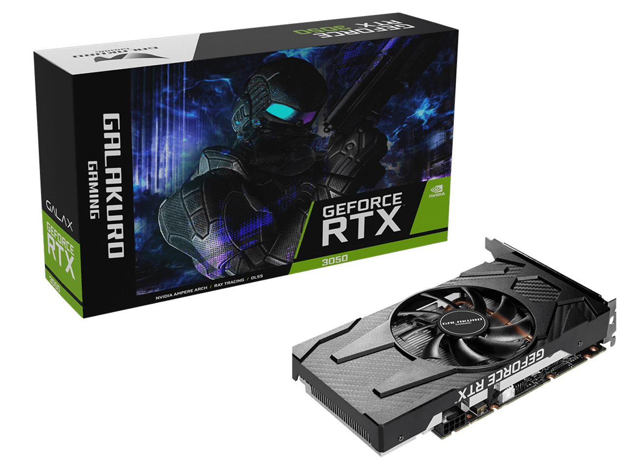 GALAKURO GAMING GG-RTX3050-E8GB/SF2 [PCIExp 8GB] �̐��i�摜