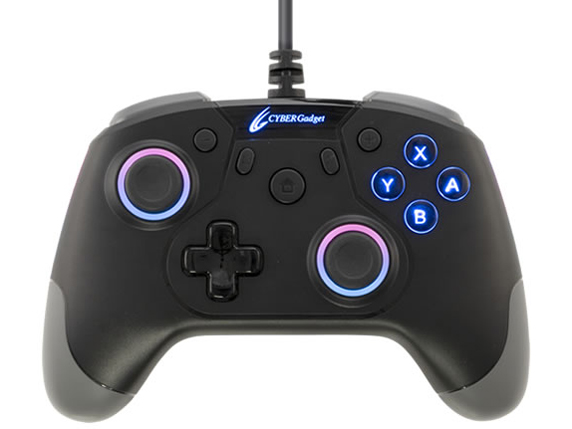 CYBER�E�Q�[�~���O�R���g���[���[ HG �L���^�C�v CY-WPCGCWD-BK [�u���b�N] �̐��i�摜