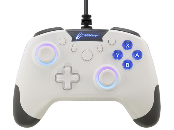 CYBER�E�Q�[�~���O�R���g���[���[ HG �L���^�C�v CY-WPCGCWD-WH [�z���C�g] �̐��i�摜