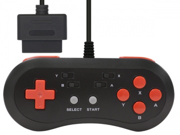 �A�˃R���g���[���[16(SFC�݊��@/SFC�p) CC-SF16R-BR [�u���b�N/���b�h] �̐��i�摜