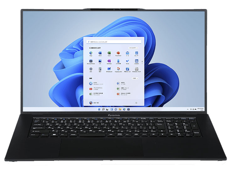 STYLE-17FH122-i7-UHSX-K ���i.com���胂�f�� Core i7 1260P/16GB������/500GB NVMe M.2 SSD/17�C���` �t��HD �̐��i�摜