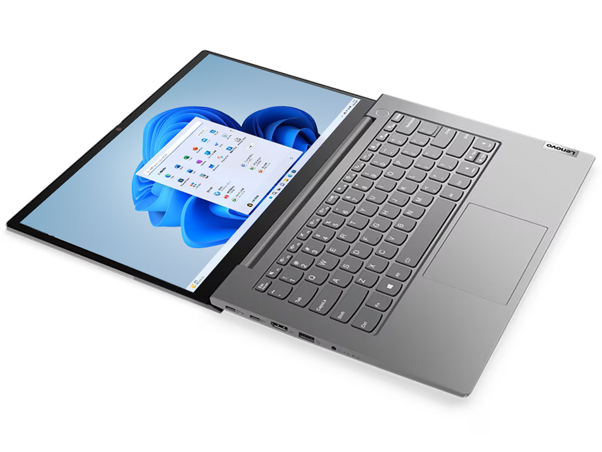 ThinkBook 14 Gen 5 AMD ���i.com����EAMD Ryzen 5 7530U�E8GB�������[�E512GB SSD�E14�^�t��HD�t������ �p�t�H�[�}���X 21JECTO1WW [�~�l�����O���[]