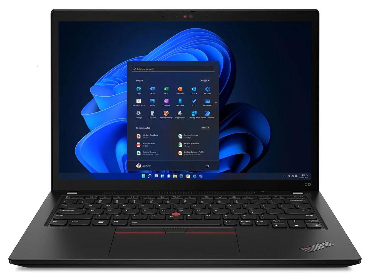 ThinkPad X13 Gen 3 21BN0024JP [�u���b�N] �̐��i�摜