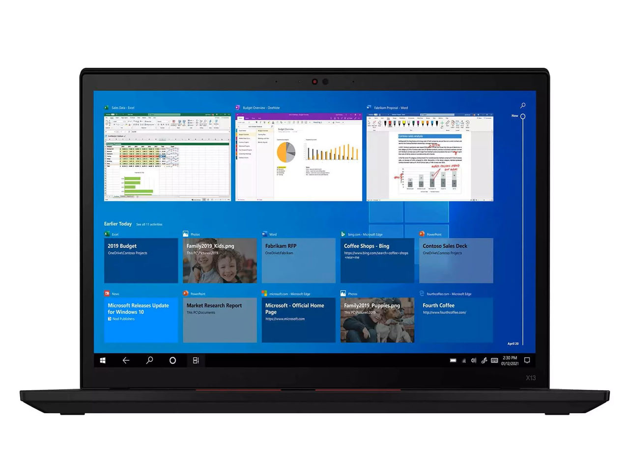 ThinkPad X13 Gen 2 20WK00JFJP SIM�t���[ [�u���b�N] �̐��i�摜