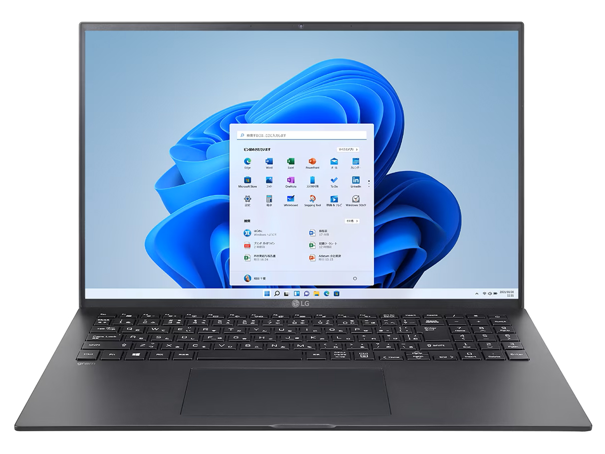 LG gram 16ZB90R-MA78J1 [�I�u�V�f�B�A���u���b�N] �̐��i�摜