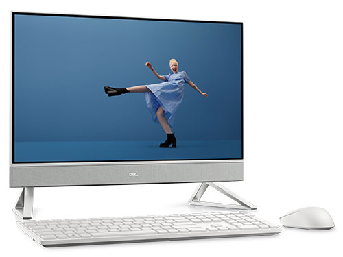 Inspiron 24 �I�[���C������ Core i7 1355U�E16GB�������E512GB SSD�E�^�b�`�p�l�����ځE�g���C�A���O���X�^���h���f�� [�p�[���z���C�g] �̐��i�摜