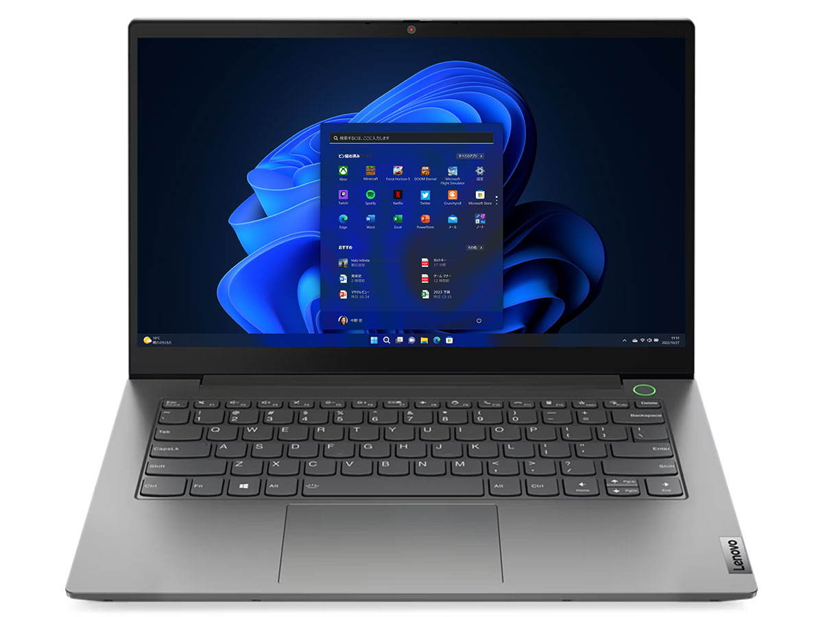 ThinkBook 14 Gen 5 Windows 11 Pro�ECore i7 1355U�E16GB�������[�E512GB SSD�E14�^�t��HD�t������ �I�t�B�X�t�� 21JC001RJP [�~�l�����O���[] �̐��i�摜