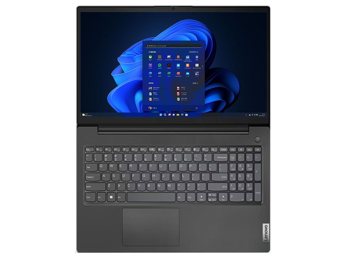 Lenovo V15 Gen 4 AMD Windows 11 Pro�ERyzen 5 7520U�E8GB�������[�E512GB SSD�E15.6�^�t��HD�t������ 82YUCTO1WW [�r�W�l�X�u���b�N]