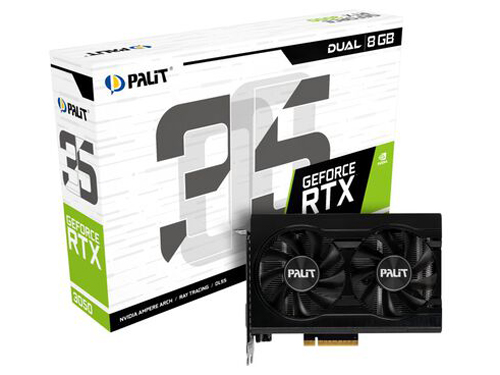 NE63050018P1-1070D (GeForce RTX 3050 Dual 8GB) [PCIExp 8GB] �h�X�p�����胂�f�� �̐��i�摜