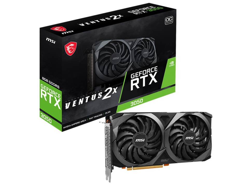 GeForce RTX 3050 VENTUS 2X 8G OCV1 [PCIExp 8GB] �̐��i�摜