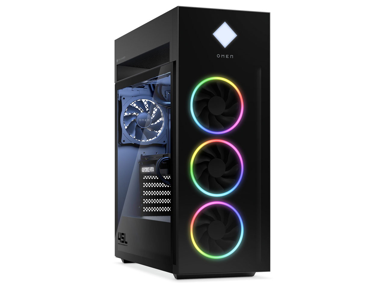 OMEN by HP 45L Desktop GT22-1990jp Core i9 13900K/RTX 4090/2TB SSD+2TB HDD/64GB������/Windows 11 Pro/����N�[���[���� ���i.com���胂�f�� �̐��i�摜