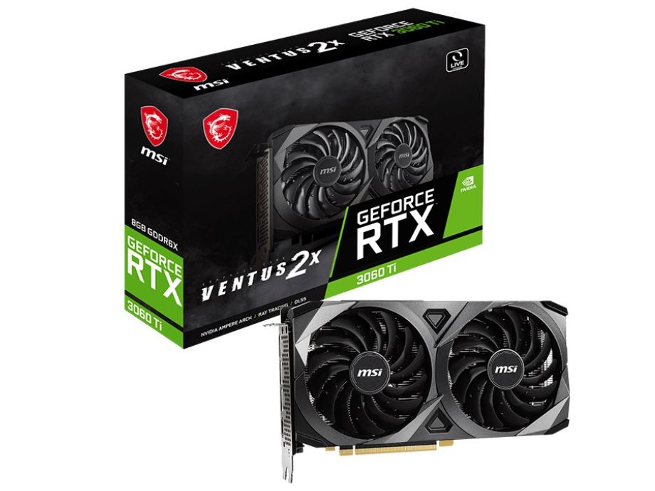 GeForce RTX 3060 Ti VENTUS 2X 8GD6X [PCIExp 8GB] �̐��i�摜