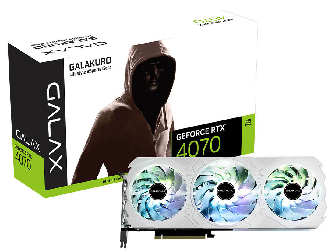 GK-RTX4070-E12GB/WHITE/TP [PCIExp 12GB] �̐��i�摜