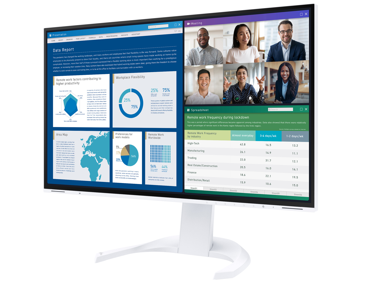 FlexScan EV3240X-WT [31.5�C���` �z���C�g]