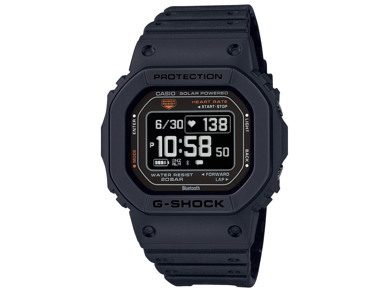 カシオ G-SHOCK ジー・スクワッド 3516 DW-H5600-1JR 取扱説明書・レビュー記事 - トリセツ