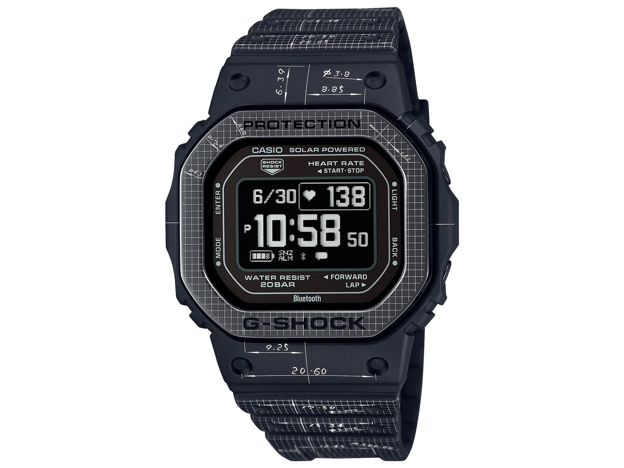 G-SHOCK �W�[�E�X�N���b�h DW-H5600EX-1JR �̐��i�摜