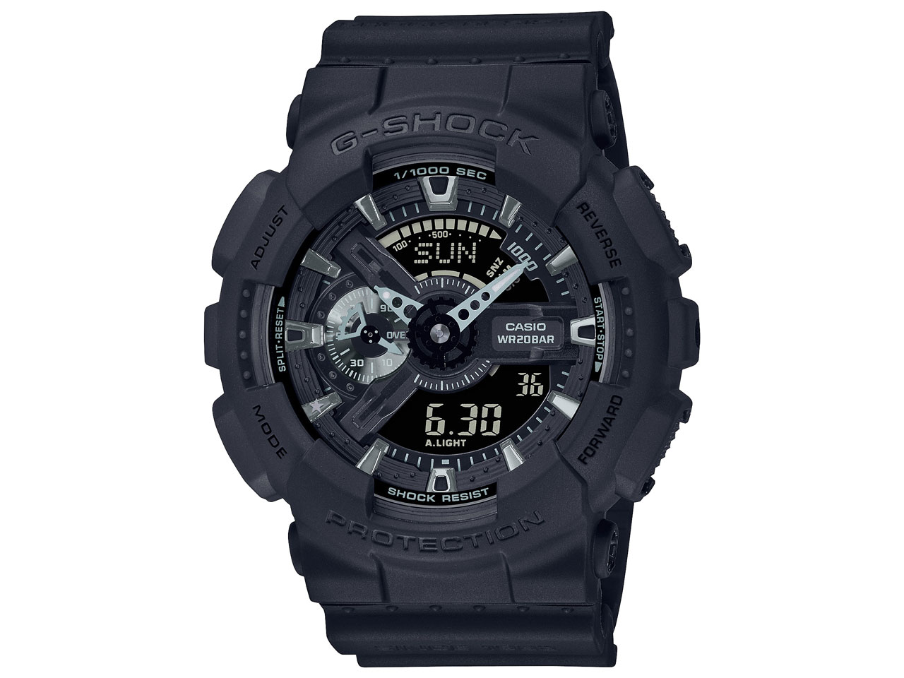 G-SHOCK 40th Anniversary REMASTER BLACK�V���[�Y ���胂�f�� GA-114RE-1AJR �̐��i�摜