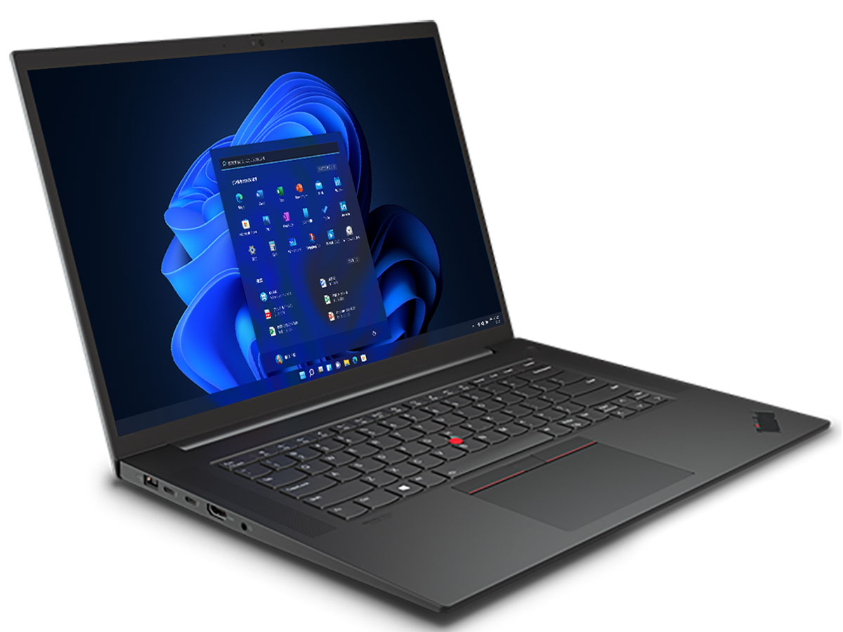 ThinkPad P1 Gen 4 Windows 11 Pro�ECore i7 11800H�E16GB�������[�E512GB SSD�ENVIDIA T1200�E16�^WQXGA�t������ 20Y4S57400 [�u���b�N] �̐��i�摜