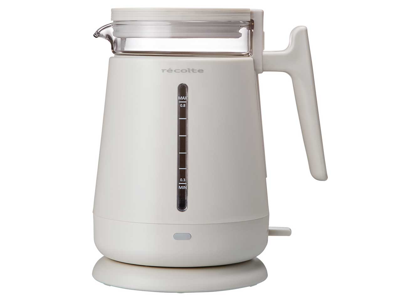 展示品 レコルト ダブルウォールガラスケトル 電気ケトル 800ml RDG-1 レコルト ダブルウォール ガラスケトル RDG-1 価格比較 - 価格.com