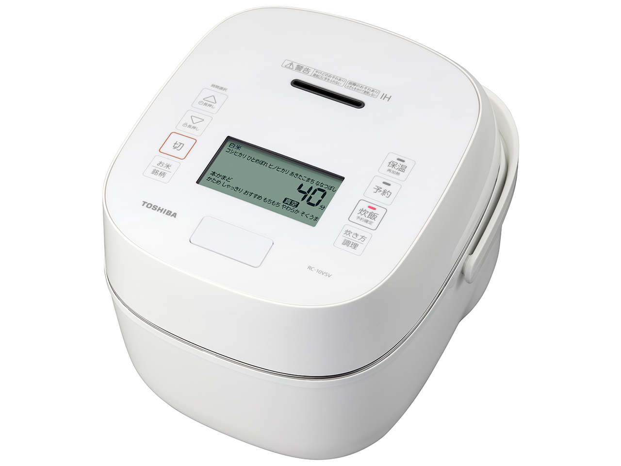 東芝　真空圧力IHジャー炊飯器　RC-10VSV 5,5合　24年製　動作保証 Amazon | TOSHIBA(東芝) 炊飯器 炎匠炊き 5.5合 RC-10VSV(K