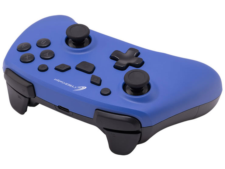 CYBER�E�Q�[�~���O�R���g���[���[ HG smart �����^�C�v(SWITCH�p) CY-NSOGCLWL-BL [�u���[]