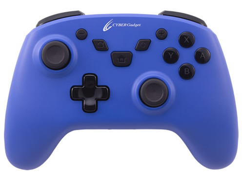 CYBER�E�Q�[�~���O�R���g���[���[ HG smart �����^�C�v(SWITCH�p) CY-NSOGCLWL-BL [�u���[] �̐��i�摜