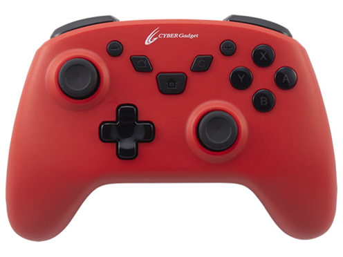 CYBER�E�Q�[�~���O�R���g���[���[ HG smart �����^�C�v(SWITCH�p) CY-NSOGCLWL-RE [���b�h] �̐��i�摜