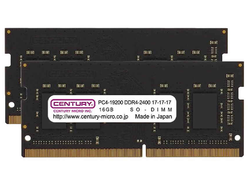 CB16GX2-SOD4U2400H [SODIMM DDR4 PC4-19200 16GB 2���g] �̐��i�摜